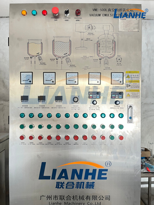 電気熱する真空の乳化剤のミキサーのホモジェナイザーの毛髪染料のローション装置
