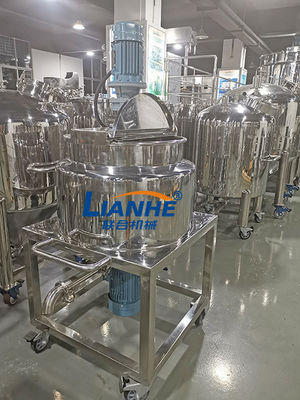 SU 304の100L液体の洗浄の混合機械小規模のホモジェナイザーのミキサー