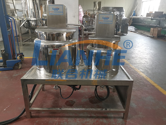 100L機械を作る化粧品の真空のホモジェナイザーのミキサー ボディ ローションの軟膏