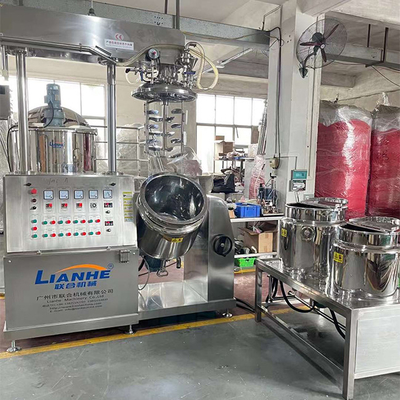 100L機械を作る化粧品の真空のホモジェナイザーのミキサー ボディ ローションの軟膏
