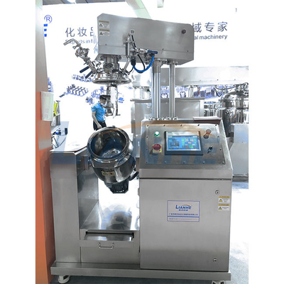 Lab Size Vacuum Emulsifying Mixer Cosmetic Cream Ointment Making Machine Vacuum Mixer for Body Lotion