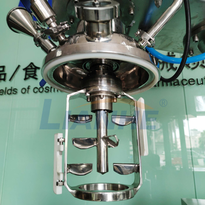 Lab Size Vacuum Emulsifying Mixer Cosmetic Cream Ointment Making Machine Vacuum Mixer for Body Lotion