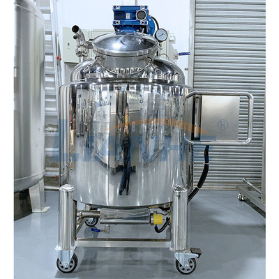 シロップ固定カバー ホモジェナイザーの乳化剤のミキサー縦PLC制御