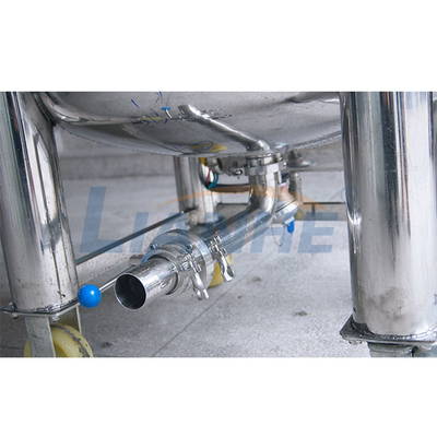 Jacketed 1.5KW 200LのSanitizerのホモジェナイザーの乳化剤のミキサーの暖房