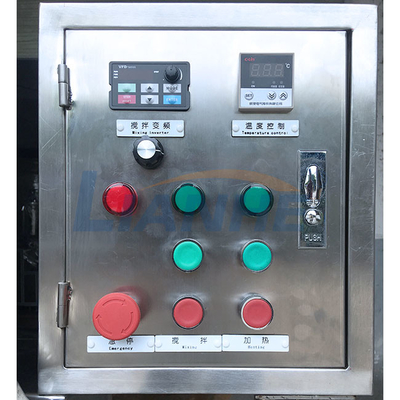 Jacketed 1.5KW 200LのSanitizerのホモジェナイザーの乳化剤のミキサーの暖房