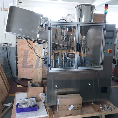 110V/220Vクリームの管の充填機の長さ210mmの反低下の馬小屋