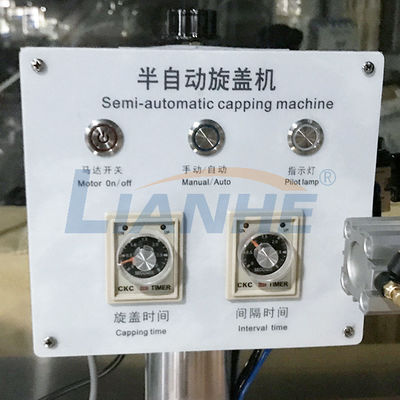 デスクトップの小さいビンの王冠機械半自動30-40の帽子/分