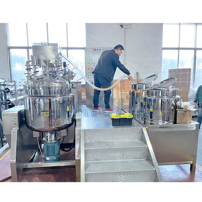 SUS316Lの化粧品の高いせん断の乳化剤のミキサー機械300Lボタン制御