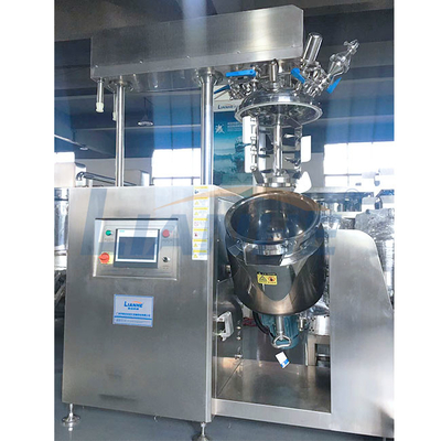 クリーム色のホモジェナイザーのための電気50L PLCの高いせん断の乳化剤のミキサー
